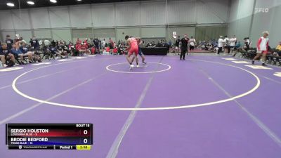 157 lbs Quarters & 1st Wb (16 Team) - Sergio Houston, Louisiana Blue vs Brodie Bedford, Texas Blue