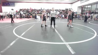 92 lbs Rr Rnd 2 - Jaxon McDaniel, Bristow Youth Wrestling vs Aston Balderson, Perry Wrestling Academy