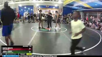 172 lbs Round 1 - Sofia Bentz, Wellington vs Jada Jones, Fearless Wrestling