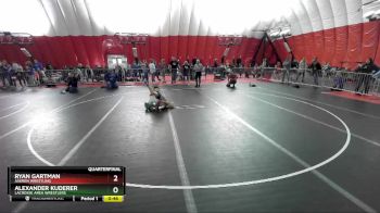 83 lbs Quarterfinal - Alexander Kuderer, LaCrosse Area Wrestlers vs Ryan Gartman, Askren Wrestling