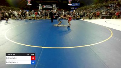 144 lbs Cons 16 #2 - Sy Strobel, SC vs Dallas Korponic, MI