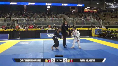 Avram Meliksetian vs Christopher Medina Perez 2025 Pan Kids Jiu-Jitsu IBJJF Championship