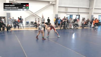 88 lbs Cons. Quarters - Richard Flores Jr., Mile High Wrestling Club vs Brent Helvey, Suples Wrestling Club