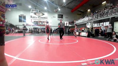 105 lbs Rr Rnd 1 - Owen Oleson, Checotah Matcats vs Gunner Jackson, Sallisaw Takedown Club