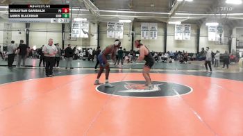 285 lbs Semifinal - Sebastian Garibaldi, Princeton vs James Blackman, George Mason - UNATT
