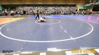88 lbs Consi Of 16 #1 - Gavin Fernald, Smitty's Barn vs Devin Quiddam, Elite Force Wrestling Club