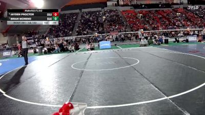 5A 132 lbs Cons. Round 2 - Brian Moreno, Blackfoot vs Jayden Proctor, Columbia