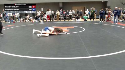 113 lbs Cons. Sub-quarters - Mason Enquist, Black Fox Wrestling Academy vs Alexander Polk, UP OUTLAW WC