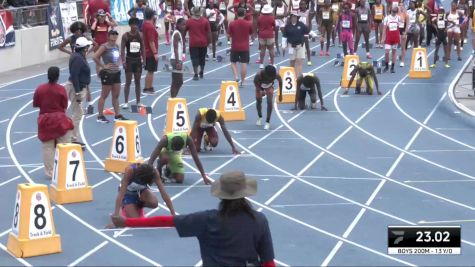 Youth Boys' 200m Championship, Semi-Finals 3 - Age 13