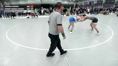 173.8-174.4 lbs Champ. Round 1 - Robert (Bubba) Martin, South Sip Wrestling Club vs Andrew Arinder, North DeSoto Wrestling Academy