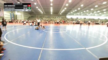 60 lbs Rr Rnd 3 - Ash Henecker, RedNose Wrestling School ES vs Lane Sallada, Buffalo Valley Wrestling Club EL Blue