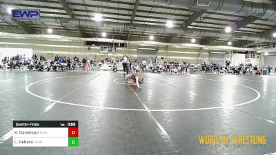 68 lbs Quarterfinal - Kyleigh Danielson, Texas Elite Wrestling Club vs Lilo Gebara, Frontenac Youth Wrestling Club