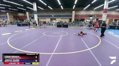 77 lbs Quarterfinal - Logan Dimaala, Righteous Wrestling Club vs Jordan Valdez, Wesley Club Wrestling