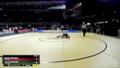 106 lbs Cons. Round 3 - Titus Khamjoi, St. Mary`s vs Nate Mitchell, Del Oro