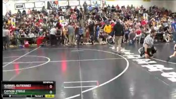 52 lbs Semifinal - Gabriel Gutierrez, Springfield vs Cayson Steele, Regulator WC