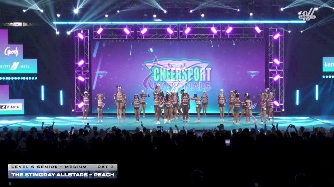 The Stingray Allstars - Marietta - Peach [2026 L6 Senior - Medium