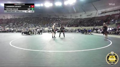 B6A-175 lbs Semifinal - Peyton Callis, Sand Springs vs Ladarion Lockett, Stillwater