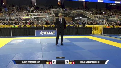 Daniel Coronado Paiz vs Julian Morales-Guillen 2025 Pan Kids Jiu-Jitsu IBJJF Championship
