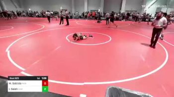 89 lbs Quarterfinal - Micah Salcido, Parker Invictus WC vs Izaiah Saleh, Chatfield WC