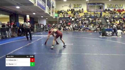 114 lbs Consy 6 - Cullen Edwards, St. Francis-NY vs Kael Davis, State College