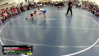 95 lbs Finals (8 Team) - JaKobe Valle, Idaho vs Holden Townsley, Nebraska Blue