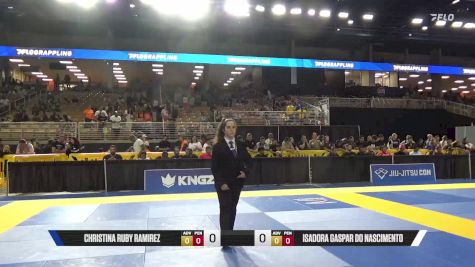 Isadora Gaspar Do Nascimento vs Christina Ruby Ramirez 2025 Pan Kids Jiu-Jitsu IBJJF Championship