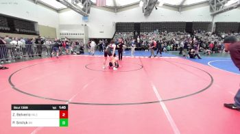 122-H lbs Round Of 32 - Zachary Belverio, Yale Street vs Preston Smilyk, Dover Bandits