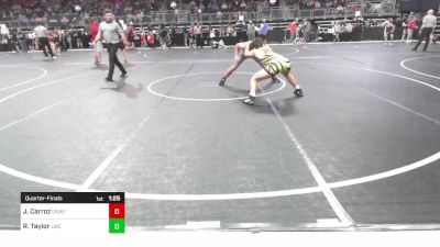 150 lbs Quarterfinal - John Carroz, Unaffiliated vs Ronan Taylor, Lion Wrestling Club