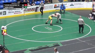 172 lbs Round Of 32 - Steven McCartney Jr., Kiski vs Aiden Overly, United