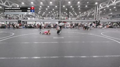 64 lbs Round 5 (6 Team) - CAMRYN MCMANUS, FIWC Sassy Lassies Angels vs Charlotte Priester, PA West White