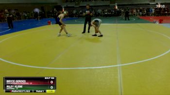 125 lbs Cons. Round 1 - Bryce Gerdes, Z-M (Zumbrota/Mazeppa) vs Riley Klebe, Hastings