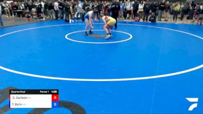 138 lbs Quarterfinal - Cecilia Carlson, WA vs Taydem Bylin, WA