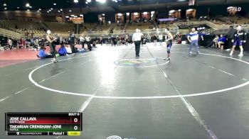 113 lbs Cons. Round 3 - Takarian Crenshaw-Jones, TUTTLE vs Jose Callava, South Dade