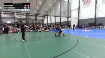 U14 FS - 155 lbs 1st Place Match - Elijah Hicks, Peninsula Wrestling Club vs Mikah Rossell, Washington