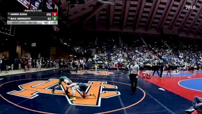 4A-120 lbs Quarterfinal - James Soha, St Pius X School vs Max Meredith, Ola