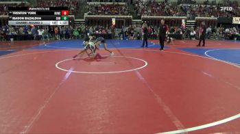 116 lbs Champ. Round 3 - Trenton York, Ruis Wrestling vs Mason Bazaldua, Red Lodge Wrestling Club