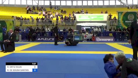 RYAN ORTIZ SILVA vs RODRIGO DE SOUSA SANTANA 2023 Brasileiro Jiu-Jitsu IBJJF