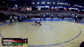 106 lbs Cons. Round 3 - Hunter Bales, Lakeway Christian Academy vs Julius Avila, Palmetto Ridge H.S.