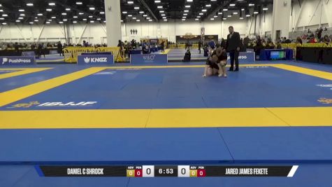 DANIEL C SHROCK vs JARED JAMES FEKETE 2025 World IBJJF Jiu-Jitsu No-Gi Championship