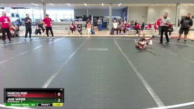 60 lbs Round 2 (6 Team) - Jase Wimer, Riverheads vs Marcus Risk, Wolfpack WC