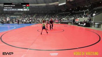 37 lbs 5th Place - Emerick Ishuin, Believe To Achieve WC vs Gabe Dicus, RAW Wrestling Club