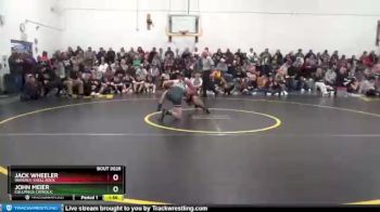 Round 1 - Jack Wheeler, Waverly-Shell Rock vs John Meier, Columbus Catholic