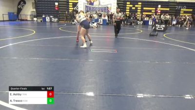 142 lbs Quarterfinal - Elaina Ashby, Trinity vs Alyssa Tresco, Kiski Area