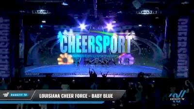 Louisiana Cheer Force - Baby Blue [2021 L1 Mini - Medium Day 1] 2021 CHEERSPORT National Cheerleading Championship