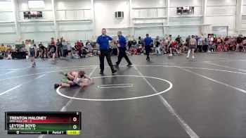 52 lbs Semis & 1st Wrestleback (8 Team) - Trenton Maloney, Ohio Gold 24K vs Leyton Boyd, Revolution Elite