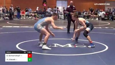 145 lbs Semifinal - Devin Schwartzkopf, MO vs Anthony Ulaszek, CO
