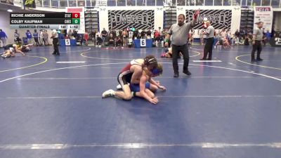 133 lbs Quarterfinal - Richie Anderson, State College vs Colby Kaufman, Chestnut Ridge