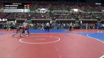 116 lbs Quarterfinal - Kyra Anderson, CJI Hawks vs Kaida Kaquatosh, Cut Bank