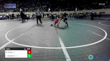 60 lbs Quarterfinal - Beau Corby, Elgin Wrestling vs Lorenzo Hawkins, Tulsa Blue T Panthers