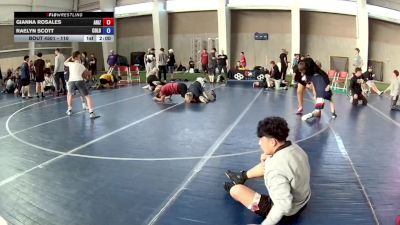 110 lbs Champ. Round 1 - Gianna Rosales, Arizona vs Raelyn Scott, Colorado